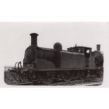 LB & SC LBSC Railway No 217 0-4-2T Train Real Photo Postcard