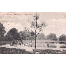 Clapton Common Hackney Model Toy Boats The Pond 1904 Postcard
