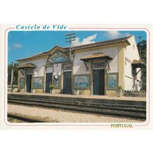 Castelo De Vide Railway Train Station Portugal