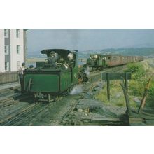 Ffestiniog Welsh Railway Welsh Fireman Female Train Driver Postcard