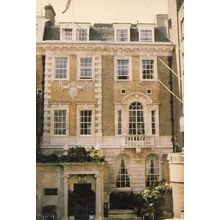 Over-Seas House League Entrance Reception St James Street Place London Postcard
