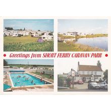 Short Ferry Caravan Club Park Lincolnshire Postcard