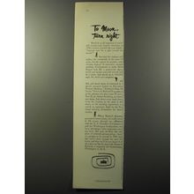 1953 Nation's Business Magazine Ad - To Moon, turn right