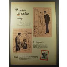 1953 Time Magazine Ad - The man in two positions