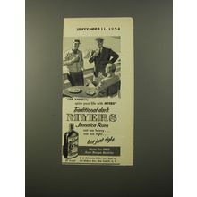 1954 Myers Jamaica Rum Ad - For Variety, spice your life with Myers