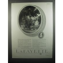 1920 LaFayette Cars Ad - In the main, those who have acquired title