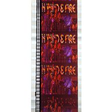 EARTH WIND & FIRE. Pk MTP - A030d. 1 STRIP OF 5 - 35MM FILM CELLS. A rare strip