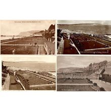 Shanklin Isle Of Wight 4x Antique Tennis Court Postcard s