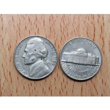 1964d USA 5 Cents Jefferson Nickel Coin