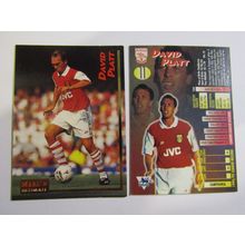 11. David Platt - Arsenal - Merlin Ultimate P. L 1995/96 Football Card (ef1)