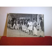 GROUP OF MEN. MORRIS DANCERS OR SUCH. Public house photograph =