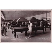 Sexy Billiards Lady at Butlins Holiday Camp Clacton On Sea Postcard