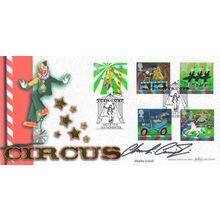 Charlie Cairoli Italian Clown Circus 2002 Hand Signed Benham FDC