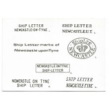 Cover UK Ship Letter marks of Newcastle upon Tyne by local stamp society 1988