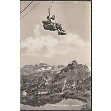 Sessellift Trübsee, Jochpass, c.1950 - Photoglob-Wehrli Foto-AK