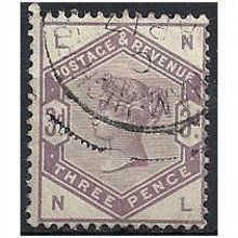 1883 SG191 3d Lilac Fine Used "NL" . .