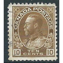 Canada 1925 SG254 10c Bistre Brown Very Fine Used ....