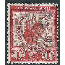1929 SG435wi 1d Scarlet PUC Wmk Inverted Fine Used ..