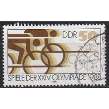 GERMANY DDR [1988] MiNr 3188 ( OO/used ) Olympiade