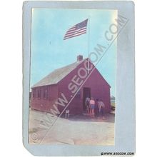 CT Mystic Postcard Glasgo Schoolhouse ct_box3~1512