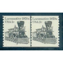 1897A 2c Locomotive Fine MNH Dry Gum CNP Left 3 W0434