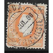 1870/1876 Michel 40B - fine used (o) - short corner