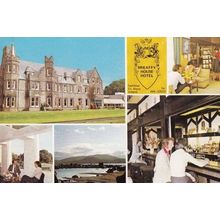 Breaffy House Hotel Restaurant Bar Irisih 1980s Postcard
