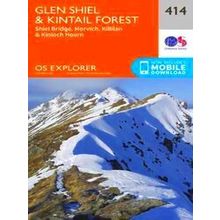 Exp 414 Glan Shiel Kintail Forest - Ordnance Survey