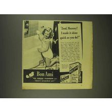 1945 Bon Ami Cleanser Ad - Look, Mummy!