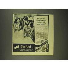 1945 Bon Ami Cleanser Ad - But, Mother!