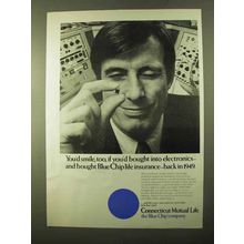1970 Connecticut Mutual Life Ad - Bought Electronics