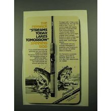 1976 Fenwick FS70 and GFS70 Spinning Rod Ad