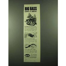 1976 Snag Proof Leech, Popper and Worm Lures Ad