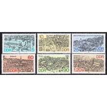 GERMANY DDR [1988] MiNr 3161-66 ( **/mnh ) Architektur