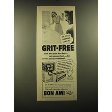 1951 Bon Ami Cleanser Ad - No other cleanser like it! Grit-Free