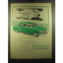 1949 Chevrolet Styleline De Luxe 2-door Sedan Ad - For best visibility