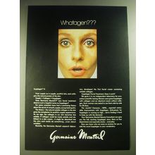 1974 Germaine Monteil Supplegen Facial Treatment Ad - Whatagen???