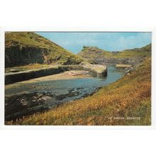 Boscastle Harbour Postcard Cornwall 2854c
