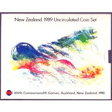 1989 New Zealand Mint Coin Set Games