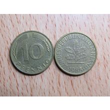 1985f 10 Pfennig Germany Coin