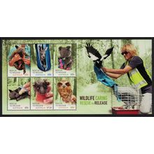 Australia Owl Bird Wombat Kangaroo Koala Fox Wildlife MS 2010 MNH SG#MS3498
