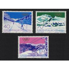 Liechtenstein Winter Olympic Games Lake Placid 1980 3v 1979 MNH SG#732-734