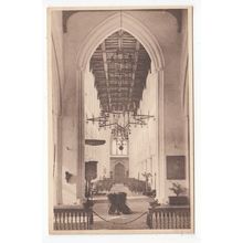 The Parish Church Nave Thaxted Postcard Essex 65