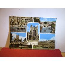 multiview, BATH. SOMERSET used postcard by Harvey Barton 1963 pm =