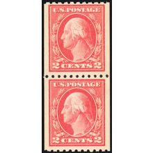 442, Mint VF NH 2¢ Coil Pair - Outstanding! SCV $55 * Stuart Katz