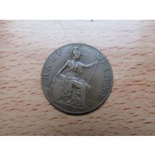 GB 1914 George V 1/2d Half Penny Coin