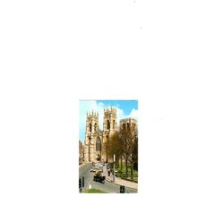 YORK MINSTER used postcard 1981 West Front =