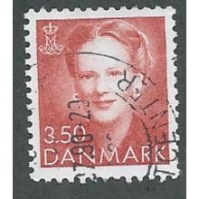 DEN 1990 3.50KR 'QUEEN MARGRETHE II' FINE USED (EBID43-014)