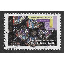 FRA 2011 (58c) 'GOTHIC ART - CHARTRES 28' FINE USED (EBID57-552)