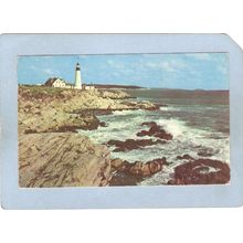 ME Portland Lighthouse Postcard Portland Head Lighthouse lighthouse_box1~156